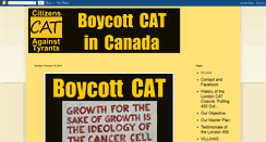 Desktop Screenshot of boycottcat.blogspot.com