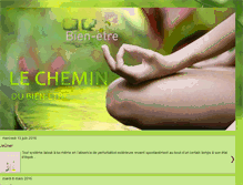 Tablet Screenshot of chemindubienetre.blogspot.com