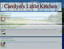 Tablet Screenshot of carolynslittlekitchen.blogspot.com