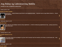 Tablet Screenshot of lakwatserongbaklita.blogspot.com