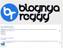 Tablet Screenshot of blognya-reggy.blogspot.com