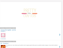 Tablet Screenshot of pretty-little-crafters.blogspot.com