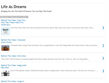 Tablet Screenshot of lifeasdreams.blogspot.com