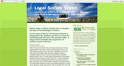Desktop Screenshot of localsoccerscene.blogspot.com