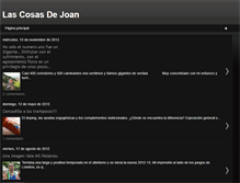 Tablet Screenshot of joancorre.blogspot.com