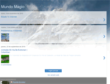Tablet Screenshot of mundomagio.blogspot.com
