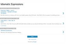 Tablet Screenshot of idiomaticexpressions4u.blogspot.com
