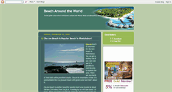 Desktop Screenshot of beach-around-the-world.blogspot.com