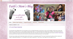 Desktop Screenshot of faithsmomsblog.blogspot.com