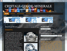 Tablet Screenshot of cristalegeodeminerale.blogspot.com