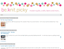 Tablet Screenshot of beknitpicky.blogspot.com