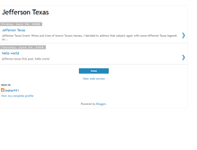 Tablet Screenshot of jefferson-texas.blogspot.com