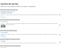 Tablet Screenshot of meninadosorriso.blogspot.com