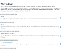 Tablet Screenshot of michelle-waytolive.blogspot.com