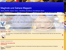 Tablet Screenshot of maghrebmagazin.blogspot.com