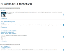 Tablet Screenshot of elmundodelatopografia.blogspot.com