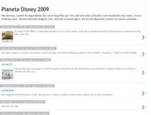 Tablet Screenshot of planetadisney2009.blogspot.com