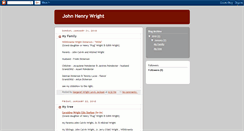 Desktop Screenshot of johnhenrywright.blogspot.com