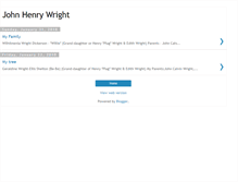 Tablet Screenshot of johnhenrywright.blogspot.com