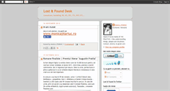 Desktop Screenshot of lostandfounddesk.blogspot.com