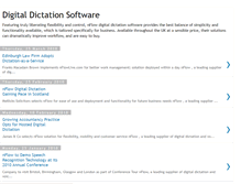 Tablet Screenshot of digital-dictation-software.blogspot.com