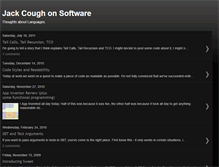 Tablet Screenshot of jackcoughonsoftware.blogspot.com