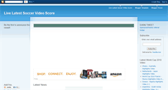 Desktop Screenshot of latestsoccervideo.blogspot.com
