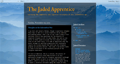 Desktop Screenshot of jadedapprentice.blogspot.com