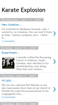 Mobile Screenshot of karate-explosion.blogspot.com