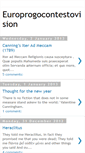 Mobile Screenshot of europrogovision.blogspot.com