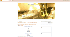 Desktop Screenshot of lamalveillante.blogspot.com