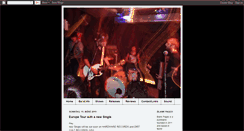 Desktop Screenshot of blankpagesband.blogspot.com