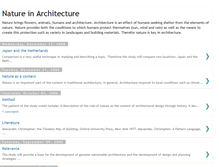 Tablet Screenshot of nature-in-architecture.blogspot.com