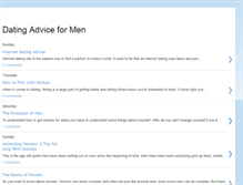 Tablet Screenshot of datingadvicemen.blogspot.com