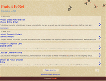 Tablet Screenshot of gratuit-pe-net.blogspot.com