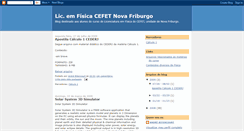 Desktop Screenshot of cefetfisica.blogspot.com