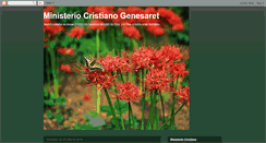 Desktop Screenshot of ministeriocristianogenesaret.blogspot.com