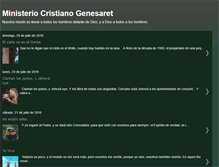 Tablet Screenshot of ministeriocristianogenesaret.blogspot.com