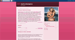 Desktop Screenshot of maria---sharapova.blogspot.com