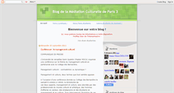 Desktop Screenshot of mediationculturellep3.blogspot.com