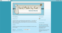 Desktop Screenshot of handmadebycat.blogspot.com