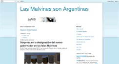 Desktop Screenshot of malvinasargentinas08.blogspot.com