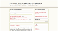 Desktop Screenshot of movetoaustralia.blogspot.com