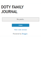 Mobile Screenshot of dotyfamilyjournal.blogspot.com