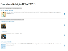 Tablet Screenshot of nutricaoformatura.blogspot.com