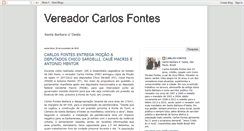 Desktop Screenshot of carlosfontesvereador.blogspot.com