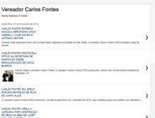 Tablet Screenshot of carlosfontesvereador.blogspot.com
