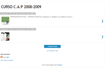 Tablet Screenshot of cursocap2008-2009.blogspot.com