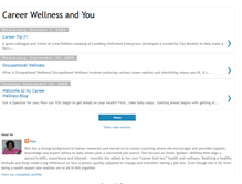 Tablet Screenshot of careerhealth-wellnessandyou.blogspot.com