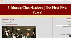 Desktop Screenshot of nflcheerleader.blogspot.com